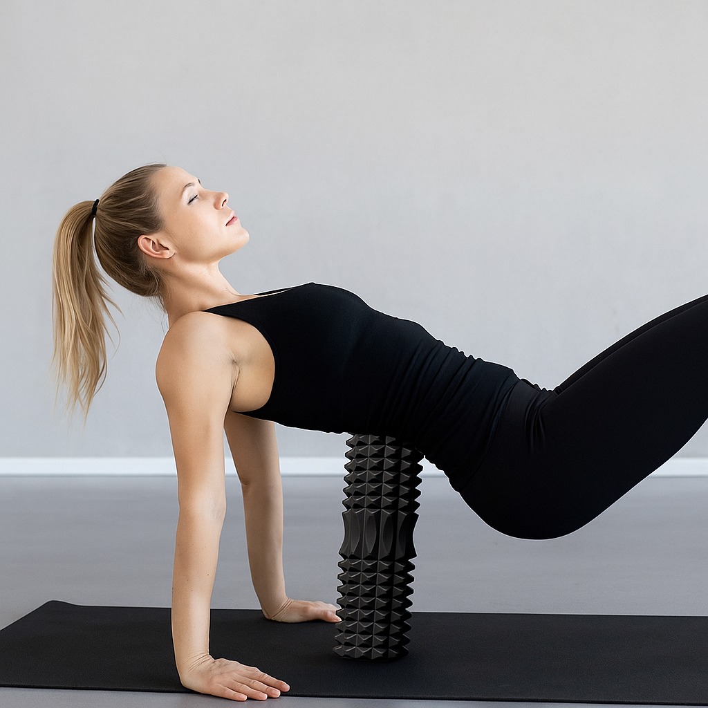 Yoga Fitness Exercises - EVA 폼 피트니스 백 롤 트리거