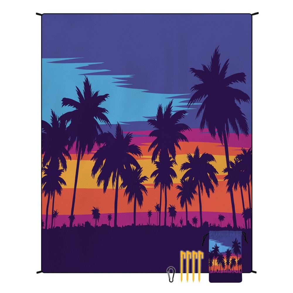 Yoga Mat For Fitness - 팜트리 비치 타월 71x86.6인치 시트 요가