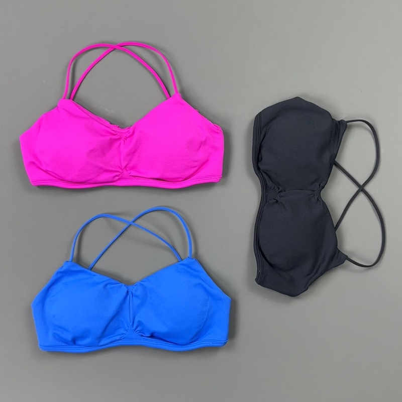 HISTELLO 프론트 러치드 크로스 백 스포츠 브라  - Yoga Mat For Fitness 리뷰 및 가격