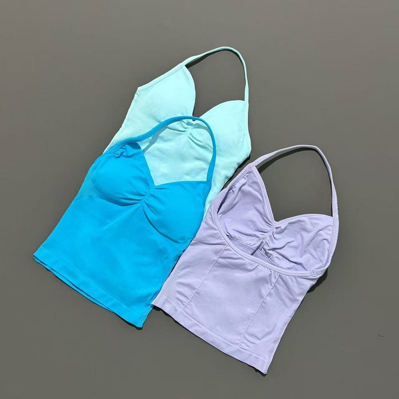 여성용 짐 스포츠 탑 심리스 요가 탱크 탈부착 가능한  - Yoga Mat For Fitness 리뷰 및 가격