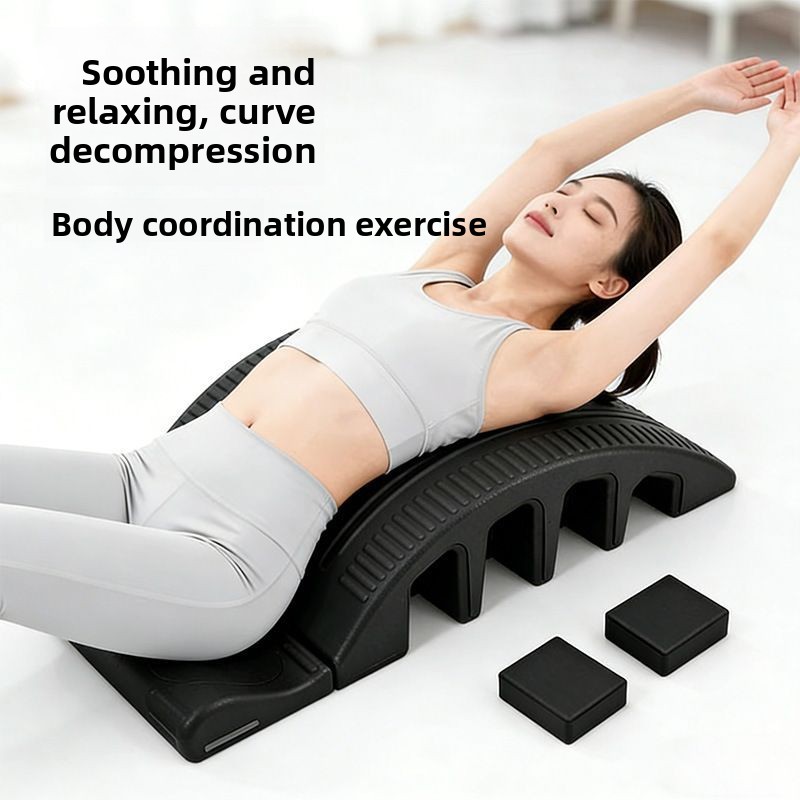 업그레이드된 필라테스 척추 교정기, 요추 스트레칭, 요 - Yoga Fitness Trainer 리뷰 및 가격